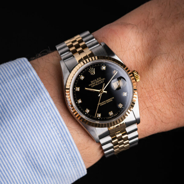 Rolex Datejust 16233 Black & Diamond