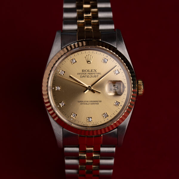 Rolex Datejust 16233 Champagne & Diamond