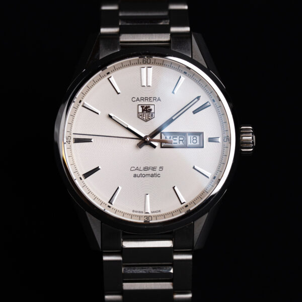 Tag Heuer Carrera Calibre 5 Day Date- White