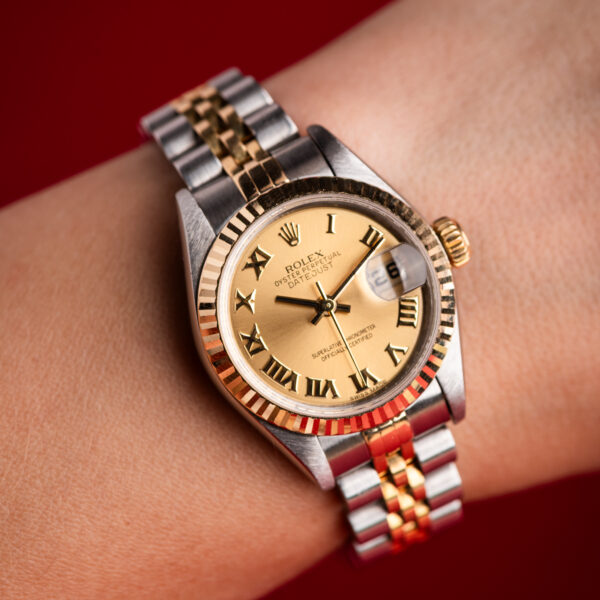 Rolex Datejust 79173 Champagne Roman
