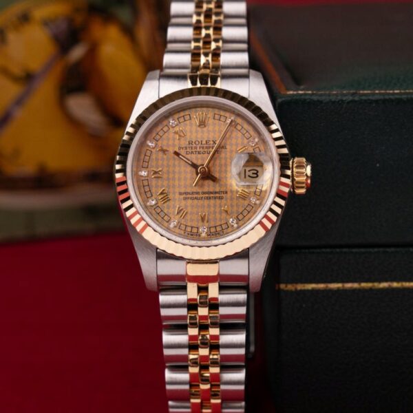 Rolex Lady-Datejust 69173 Houndstooth